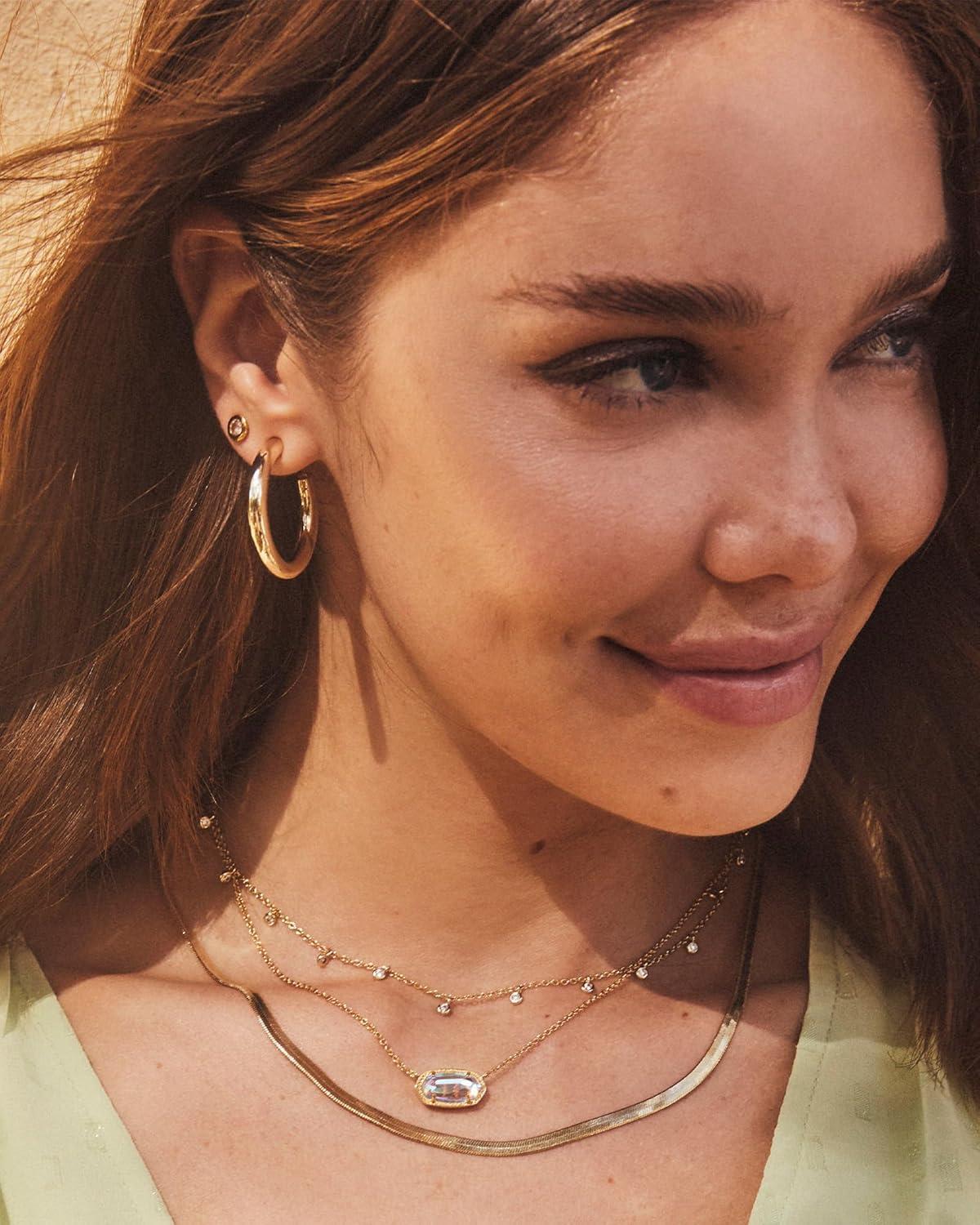 image:imageKendra Scott Colette Large Hoop Earrings Fashion Jewelry for WomenGOLD