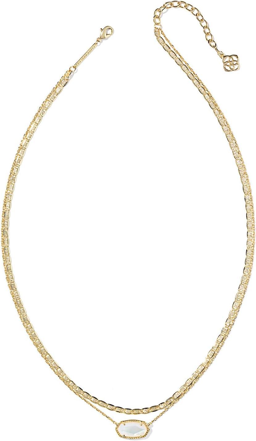 image:imageKendra Scott Elisa Multi Strand Necklace for Women Fashion JewelryGOLD IVORY MOTHER OF PEARL