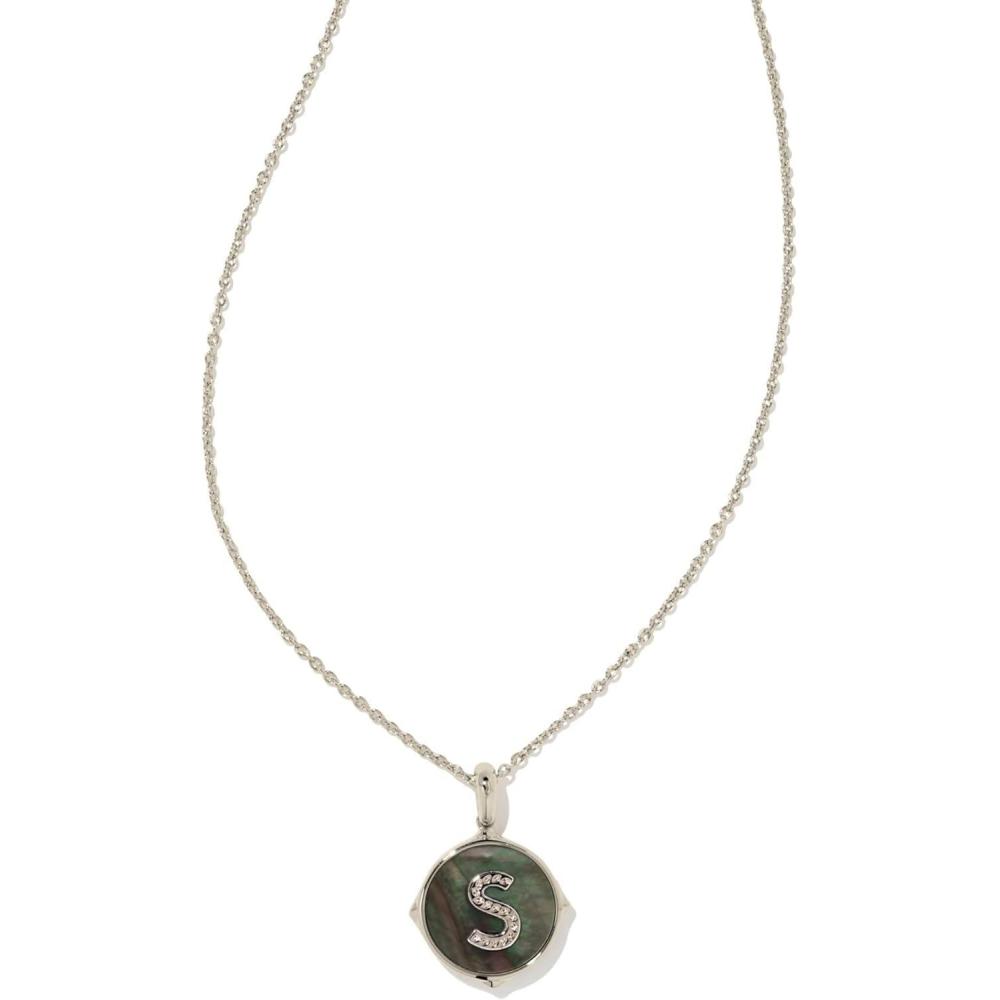image:imageKendra Scott 14k GoldPlated Brass Letter AZ Disc Reversible Pendant Necklace Fashion Jewelry for WomenLetter Disc Pendant Necklace