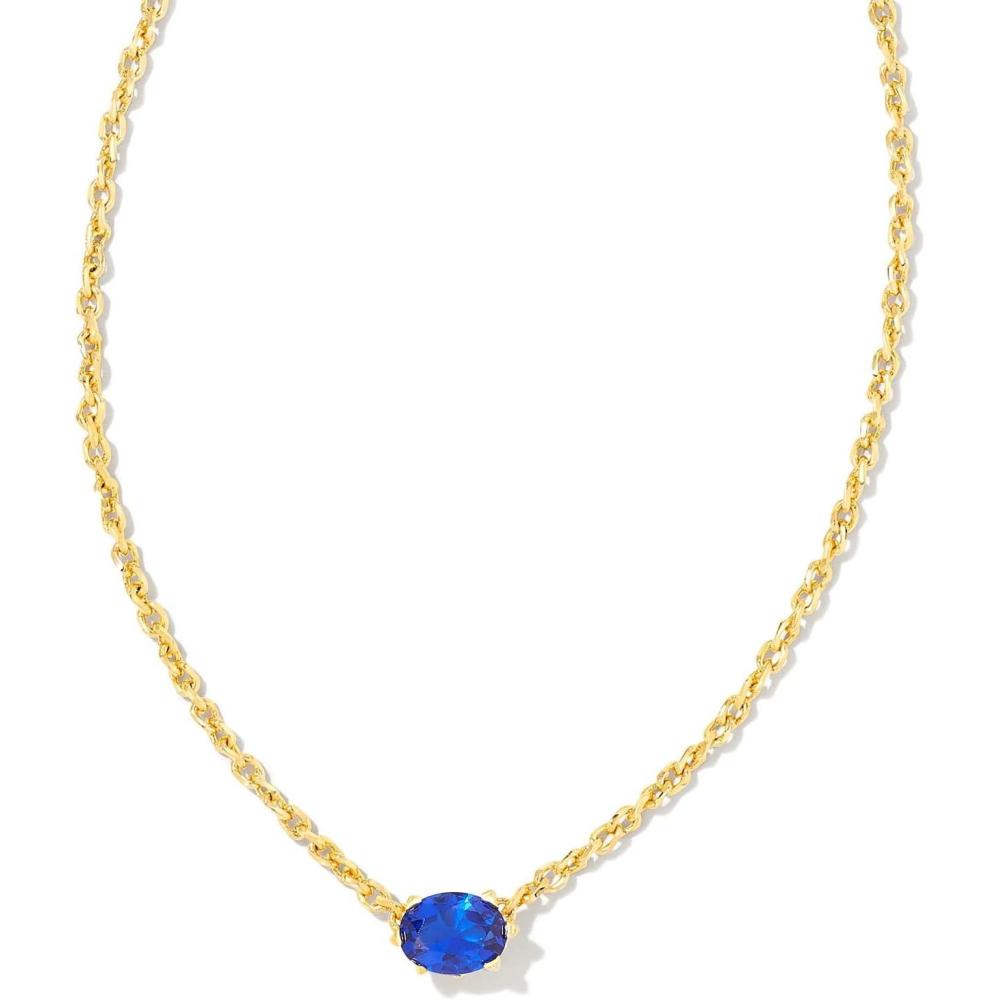image:imageKendra Scott Cailin Pendant Necklace Fashion Jewelry for WomenGOLD BLUE CRYSTAL