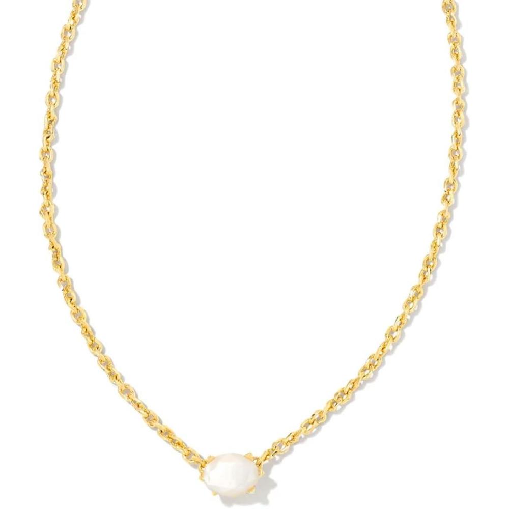 image:imageKendra Scott Cailin Pendant Necklace Fashion Jewelry for WomenGOLD IVORY MOTHER OF PEARL