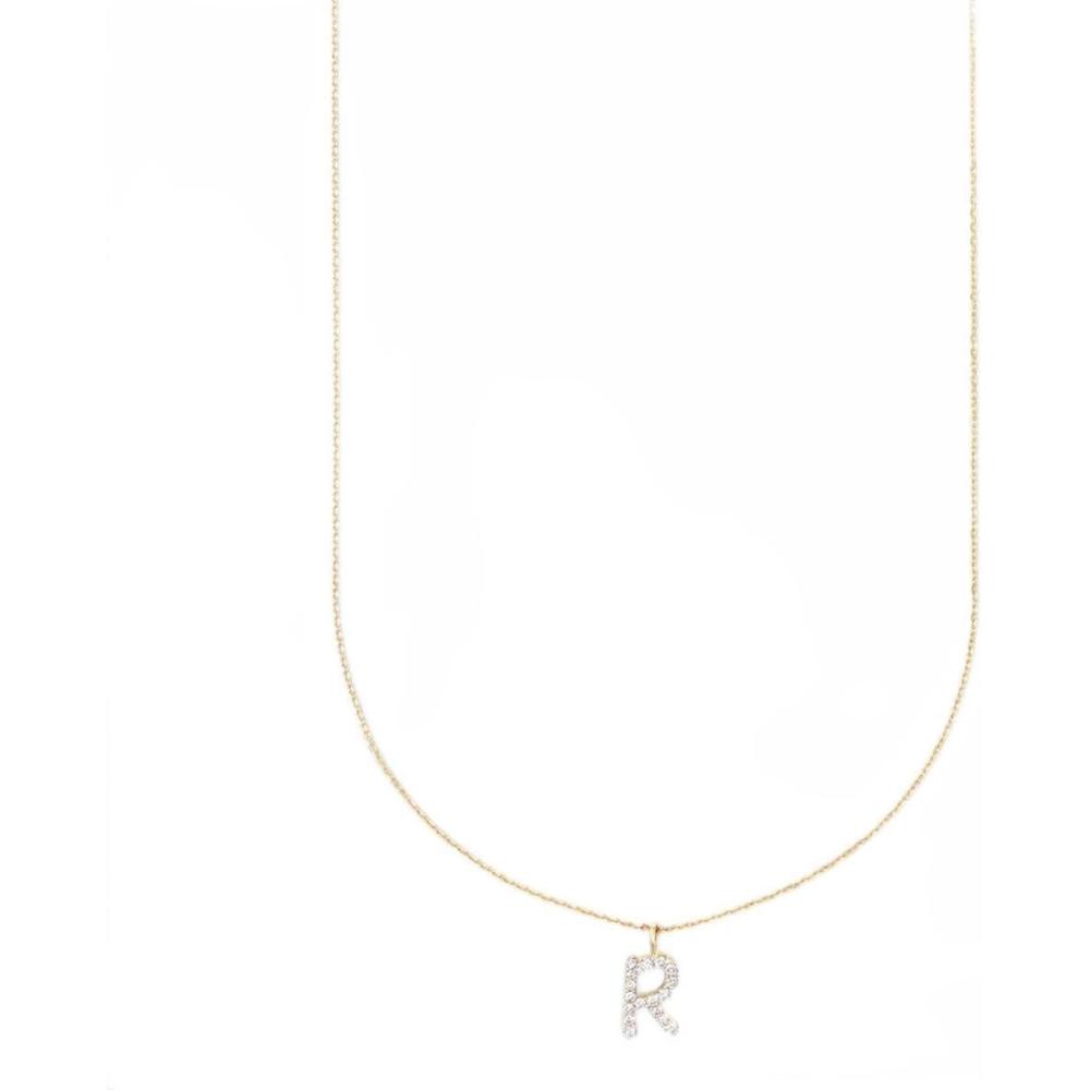 image:imageKendra Scott Diamond Letter AZ Pendant Necklace Fine Jewelry For WomenLETTER R