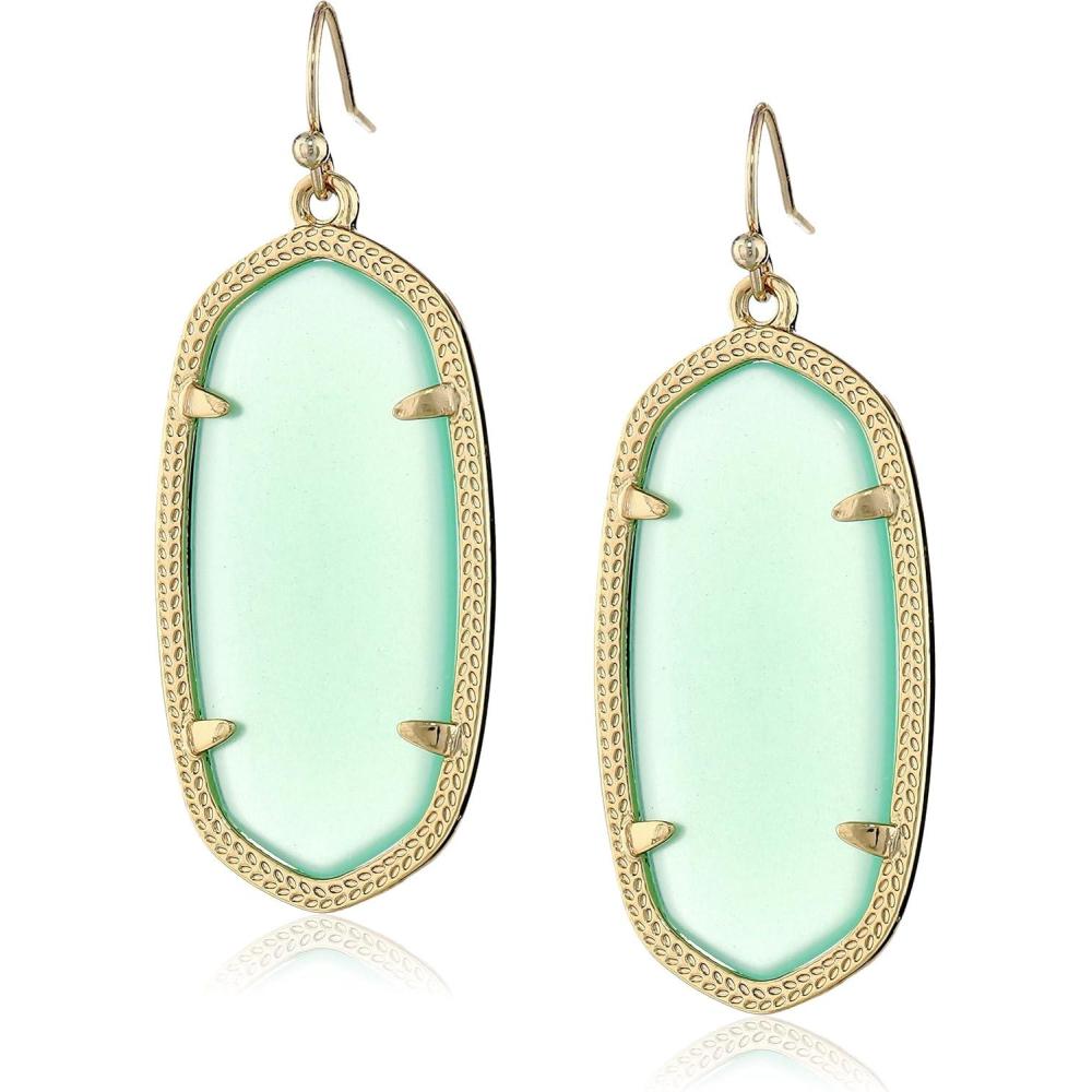 image:imageKendra Scott Elle Drop Earrings for WomenChalcedony GlassGold plated