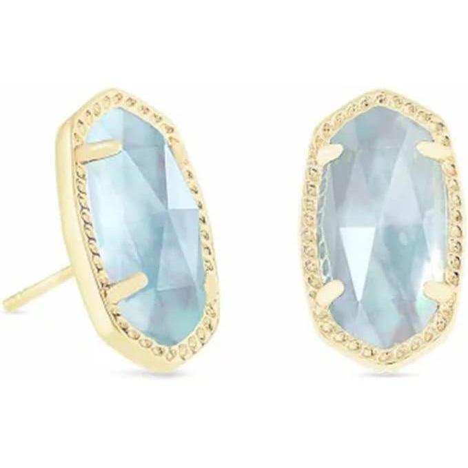 image:imageKendra Scott Ellie Earrings Fashion Jewelry for WomenGOLD  LIGHT BLUE ILLUSION