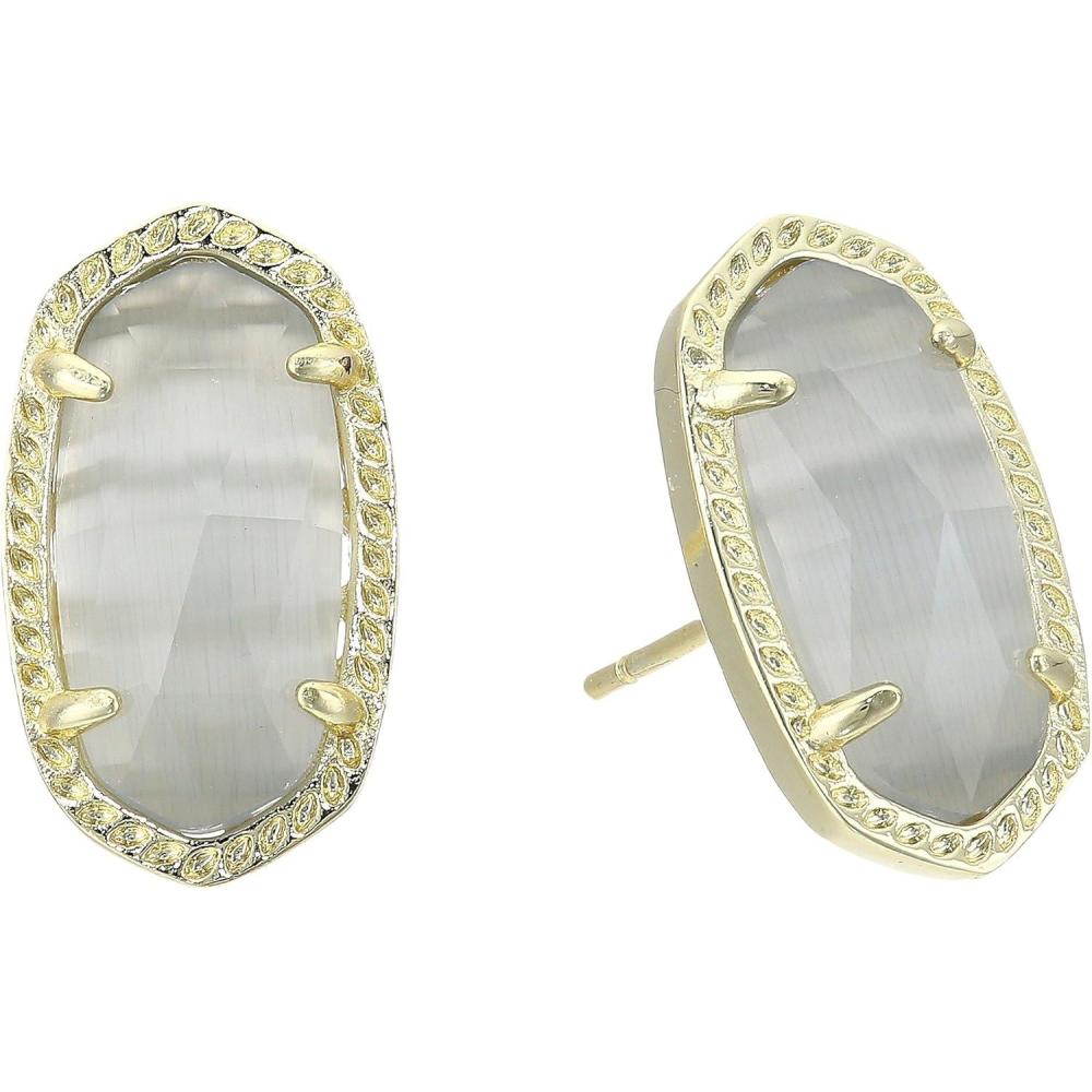 image:imageKendra Scott Ellie Earrings Fashion Jewelry for WomenGOLD  SLATE CATS EYE