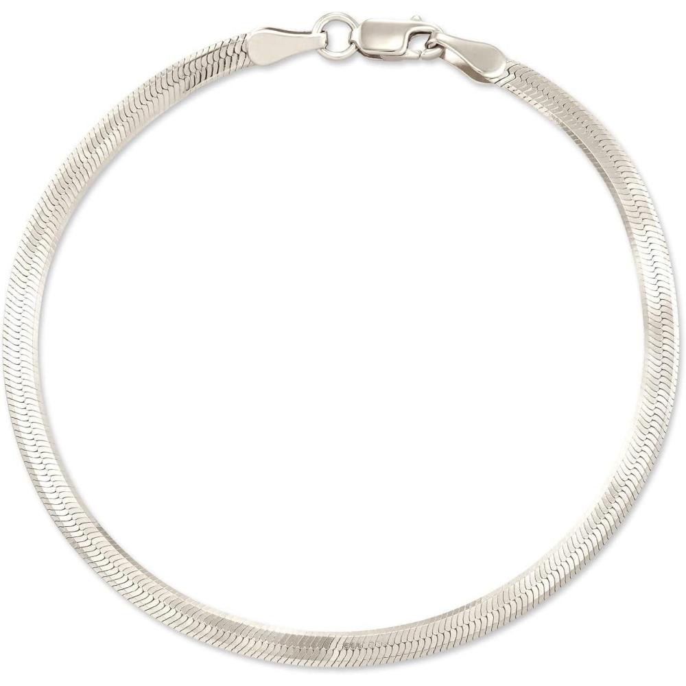 image:imageKendra Scott Herringbone Chain Bracelet in Sterling Silver Fine Jewelry for Women MediumLarge
