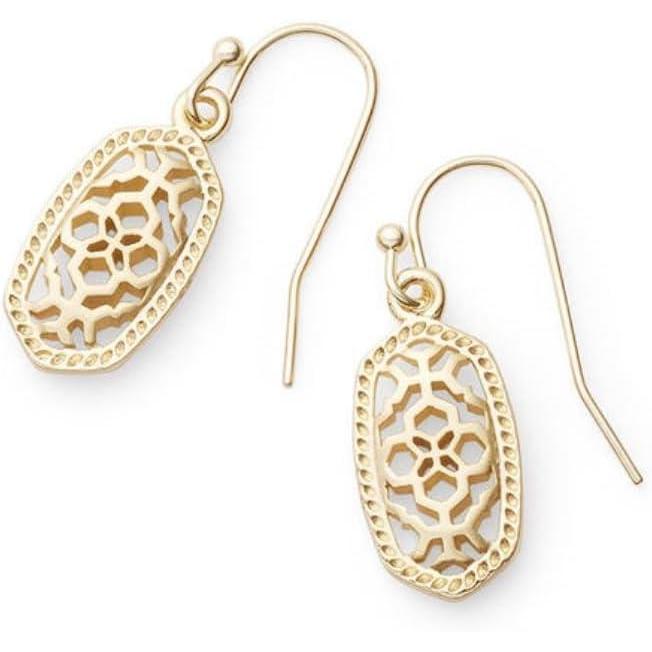 image:imageKendra Scott Lee Drop Earrings for WomenGOLD FILIGREE METAL