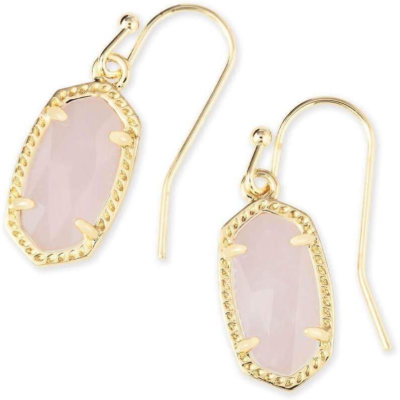 image:imageKendra Scott Lee Drop Earrings for WomenGOLD ROSE QUARTZ