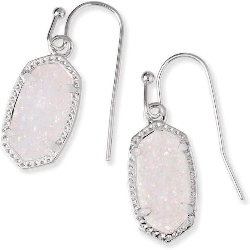 image:imageKendra Scott Lee Drop Earrings for WomenRHODIUM IRIDESCENT DRUSY