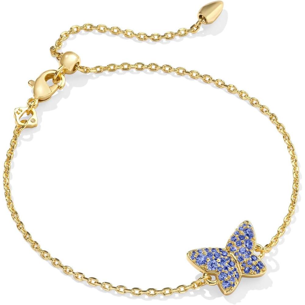 image:imageKendra Scott Lillia Crystal Delicate Bracelet Fashion Jewelry for WomenGOLD BLUE CRYSTAL