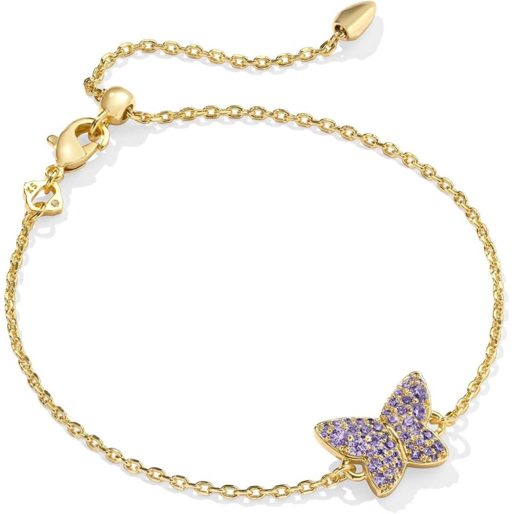 image:imageKendra Scott Lillia Crystal Delicate Bracelet Fashion Jewelry for WomenGOLD VIOLET CRYSTAL