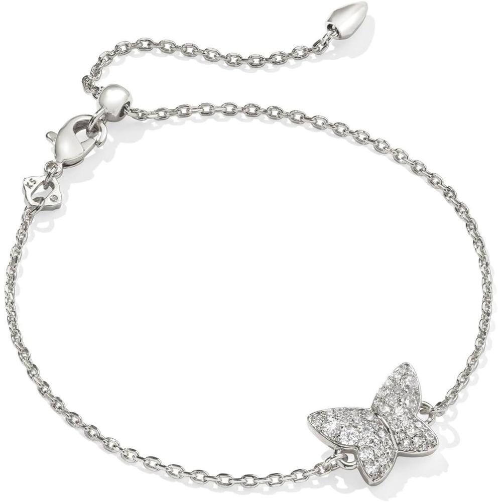 image:imageKendra Scott Lillia Crystal Delicate Bracelet Fashion Jewelry for WomenRHODIUM WHITE CRYSTAL
