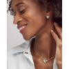 Kendra Scott Ari Heart Stud Earrings for Women, Fashion Jewelry(GOLD – IRIDESCENT DICHROIC GLASS)