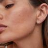 Kendra Scott Ari Heart Stud Earrings for Women, Fashion Jewelry(GOLD – ROSE QUARTZ)