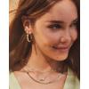 Kendra Scott Colette Large Hoop Earrings, Fashion Jewelry for Women(RHODIUM)
