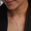 Kendra Scott Diamond Letter A-Z Pendant Necklace, Fine Jewelry For Women(LETTER R)