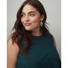 Kendra Scott Elle Drop Earrings for Women(RHODIUM – IRIDESCENT DICHROIC GLASS)