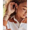 Kendra Scott Elle Drop Earrings for Women(RHODIUM – SLATE CATS EYE)
