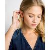 Kendra Scott Lee Drop Earrings for Women(RHODIUM – PLATINUM DRUSY)