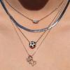 Kendra Scott Soccer Short Pendant Necklace, Fashion Jewelry for Women(RHODIUM)