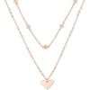 Kendra Scott Ari Heart Multistrand Necklace, Fashion Jewelry for Women(ROSE GOLD METAL)