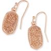 Kendra Scott Lee Drop Earrings for Women(ROSE GOLD – ROSE GOLD DRUSY)