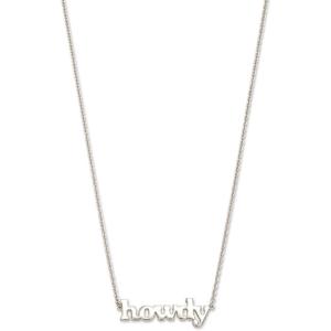 Kendra Scott Howdy Pendant Necklace in Sterling Silver, Fine Jewelry for Women