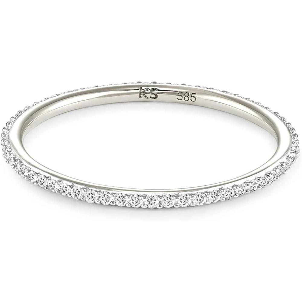 image:imageKendra Scott Angelina 14k Gold Band Ring Fine Jewelry for Women14K WHITE GOLD
