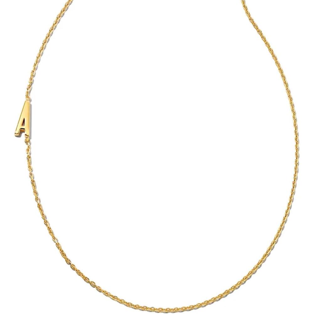 image:imageKendra Scott Letter AZ Inline Initial Necklace 18k Gold VermeilA