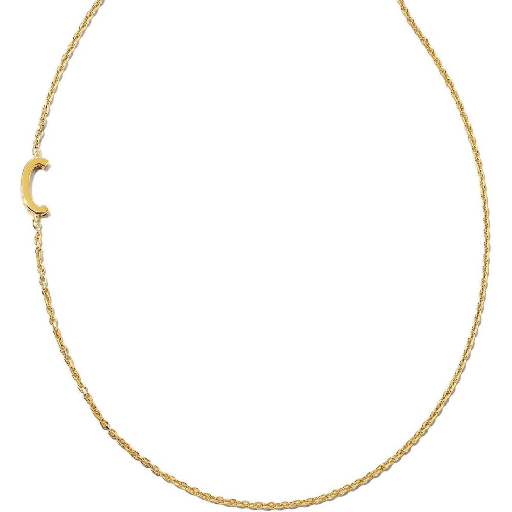 image:imageKendra Scott Letter AZ Inline Initial Necklace 18k Gold VermeilC
