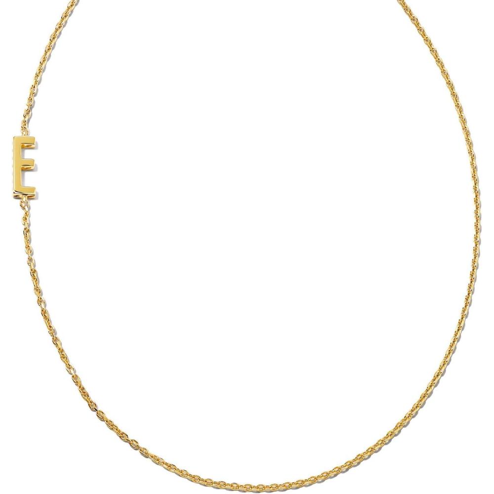 image:imageKendra Scott Letter AZ Inline Initial Necklace 18k Gold VermeilE