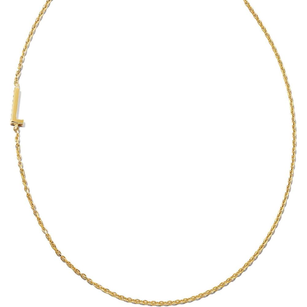 image:imageKendra Scott Letter AZ Inline Initial Necklace 18k Gold VermeilL