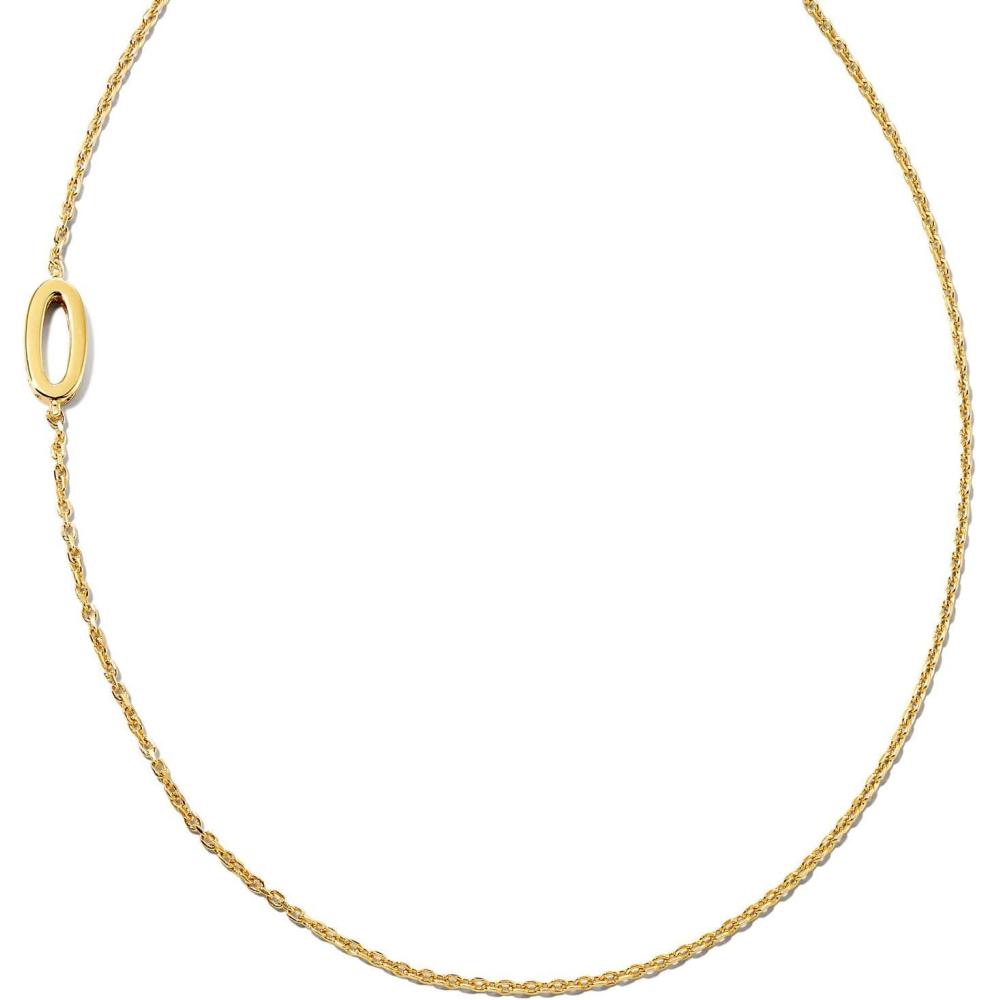 image:imageKendra Scott Letter AZ Inline Initial Necklace 18k Gold VermeilO