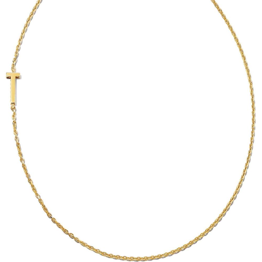 image:imageKendra Scott Letter AZ Inline Initial Necklace 18k Gold VermeilT