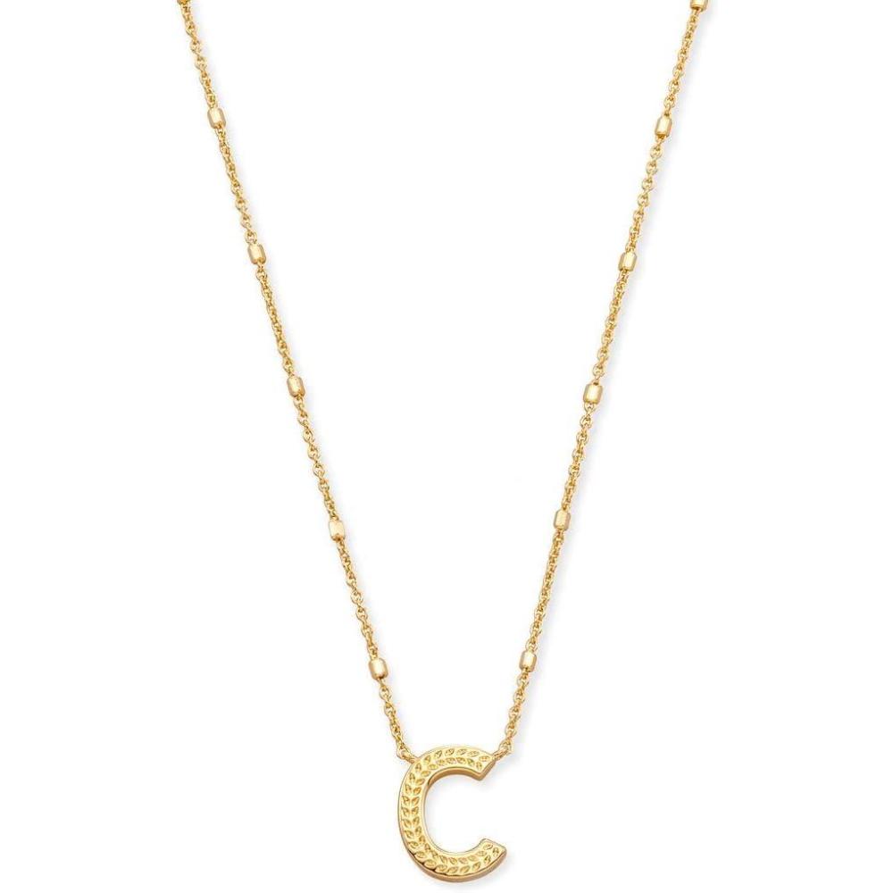 image:imageKendra Scott Letters AZ Pendant Necklace for Women Fashion Jewelry 14k GoldPlated BrassLetter C