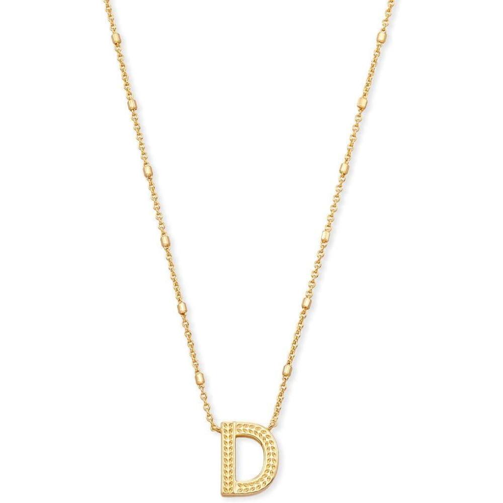 image:imageKendra Scott Letters AZ Pendant Necklace for Women Fashion Jewelry 14k GoldPlated BrassLetter D