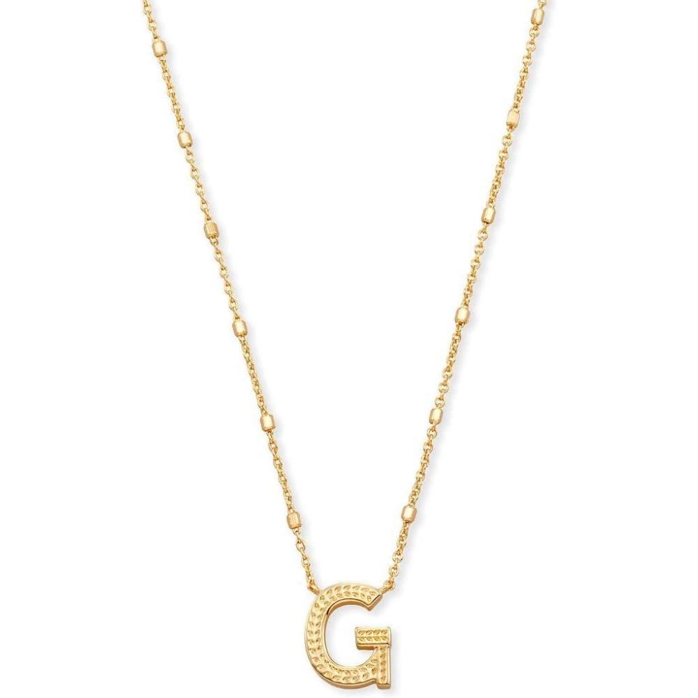 image:imageKendra Scott Letters AZ Pendant Necklace for Women Fashion Jewelry 14k GoldPlated BrassLetter G