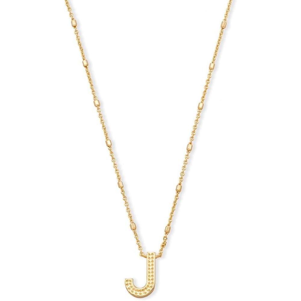image:imageKendra Scott Letters AZ Pendant Necklace for Women Fashion Jewelry 14k GoldPlated BrassLetter J