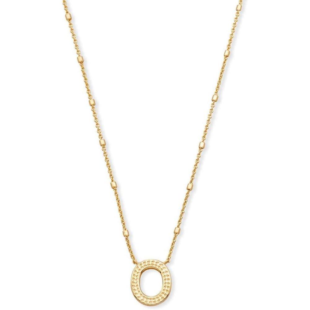 image:imageKendra Scott Letters AZ Pendant Necklace for Women Fashion Jewelry 14k GoldPlated BrassLetter O