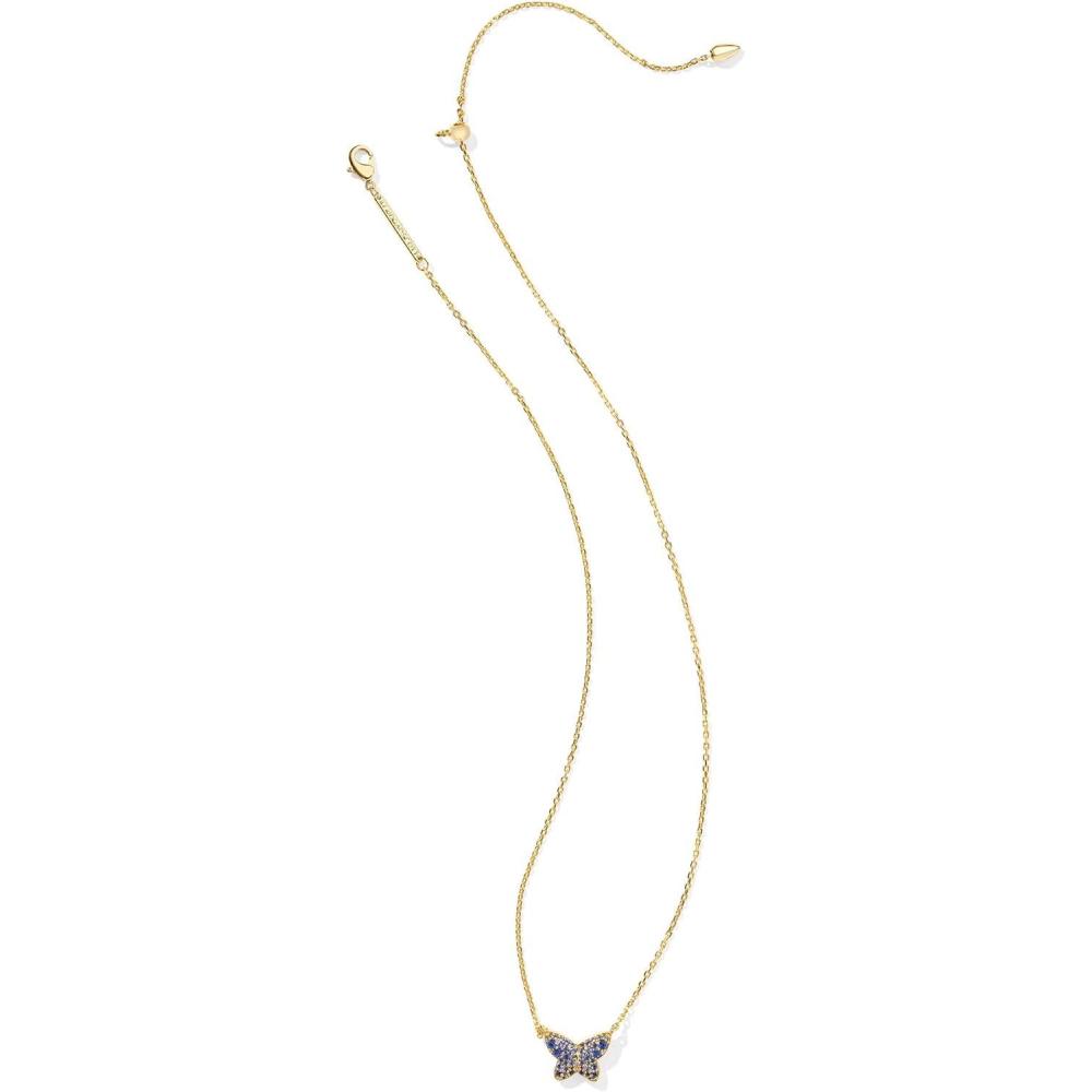image:imageKendra Scott Lillia Crystal Pendant Necklace Fashion Jewelry for WomenGOLD BLUE CRYSTAL