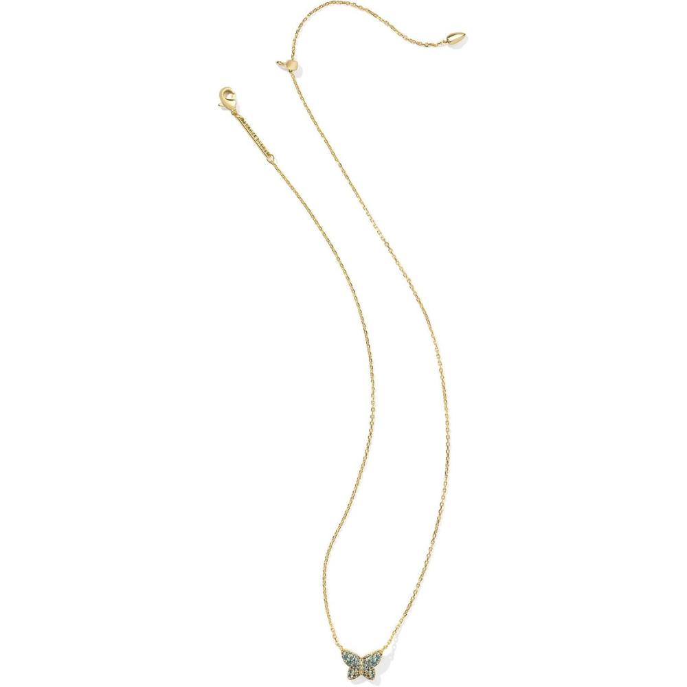 image:imageKendra Scott Lillia Crystal Pendant Necklace Fashion Jewelry for WomenGOLD  BLUE GREEN CRYSTAL