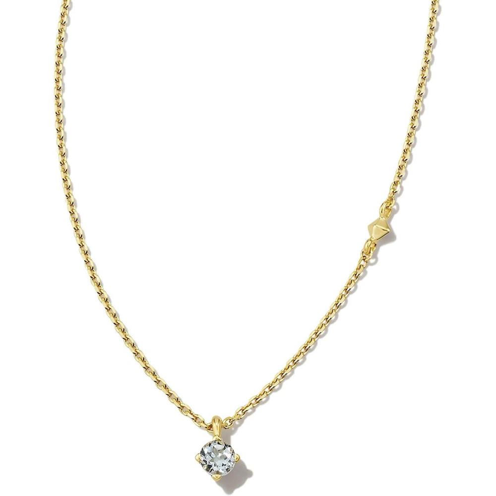 image:imageKendra Scott Maisie 18K Gold Vermeil Pendant NecklaceAQUAMARINE