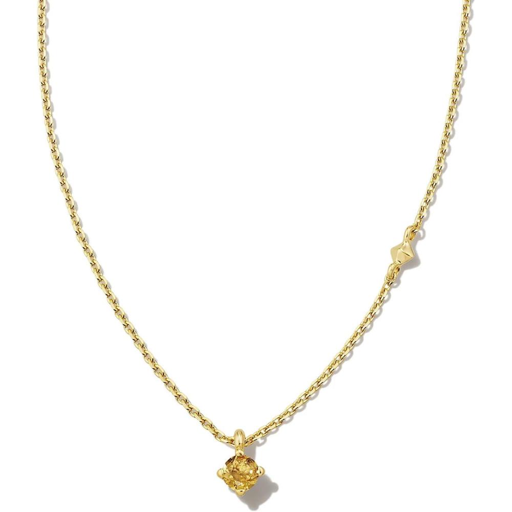 image:imageKendra Scott Maisie 18K Gold Vermeil Pendant NecklaceORANGE CITRINE