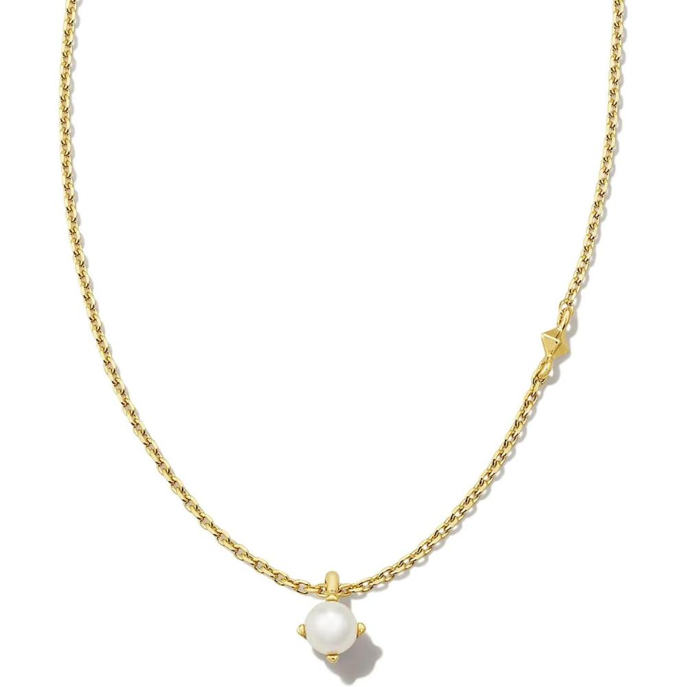 image:imageKendra Scott Maisie 18K Gold Vermeil Pendant NecklaceWHITE PEARL
