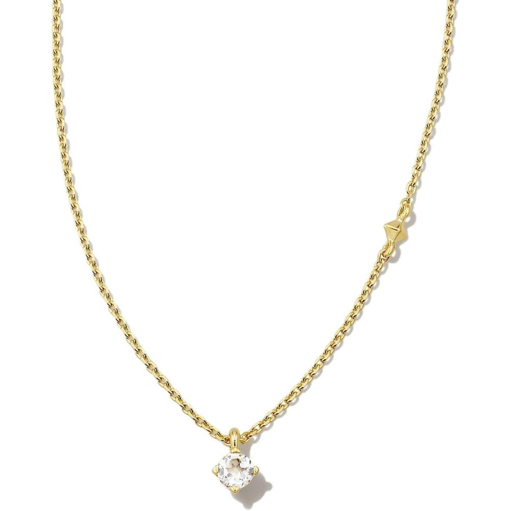 image:imageKendra Scott Maisie 18K Gold Vermeil Pendant NecklaceWHITE TOPAZ