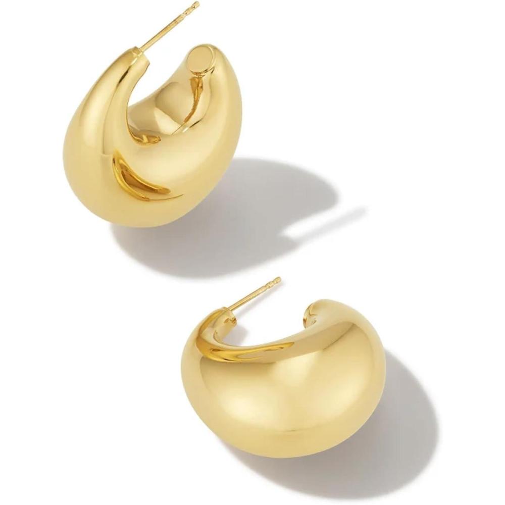 image:imageKendra Scott Raylyn Hoop Earring 18k Gold Vermeil