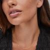 Kendra Scott Cross Inline Necklace, 18k Gold Vermeil