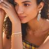 Kendra Scott Kassie Set of 3 Chain Bracelets, Fashion Jewelry for Women(GOLD)