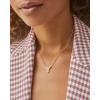 Kendra Scott Letters A-Z Pendant Necklace for Women, Fashion Jewelry, 14k Gold-Plated Brass(Letter Y)