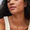 Kendra Scott Mini Elisa 14k Gold-Plated Satellite Short Pendant Necklace, Fashion Jewelry for Women(RHODIUM – IVORY MOTHER OF PEARL)